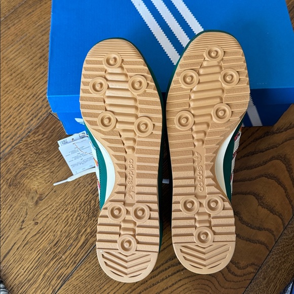 Adidas Liberty Green Floral Women's Shoes Sl 72 Og X Liberty London Shoes - Picture 6 of 6